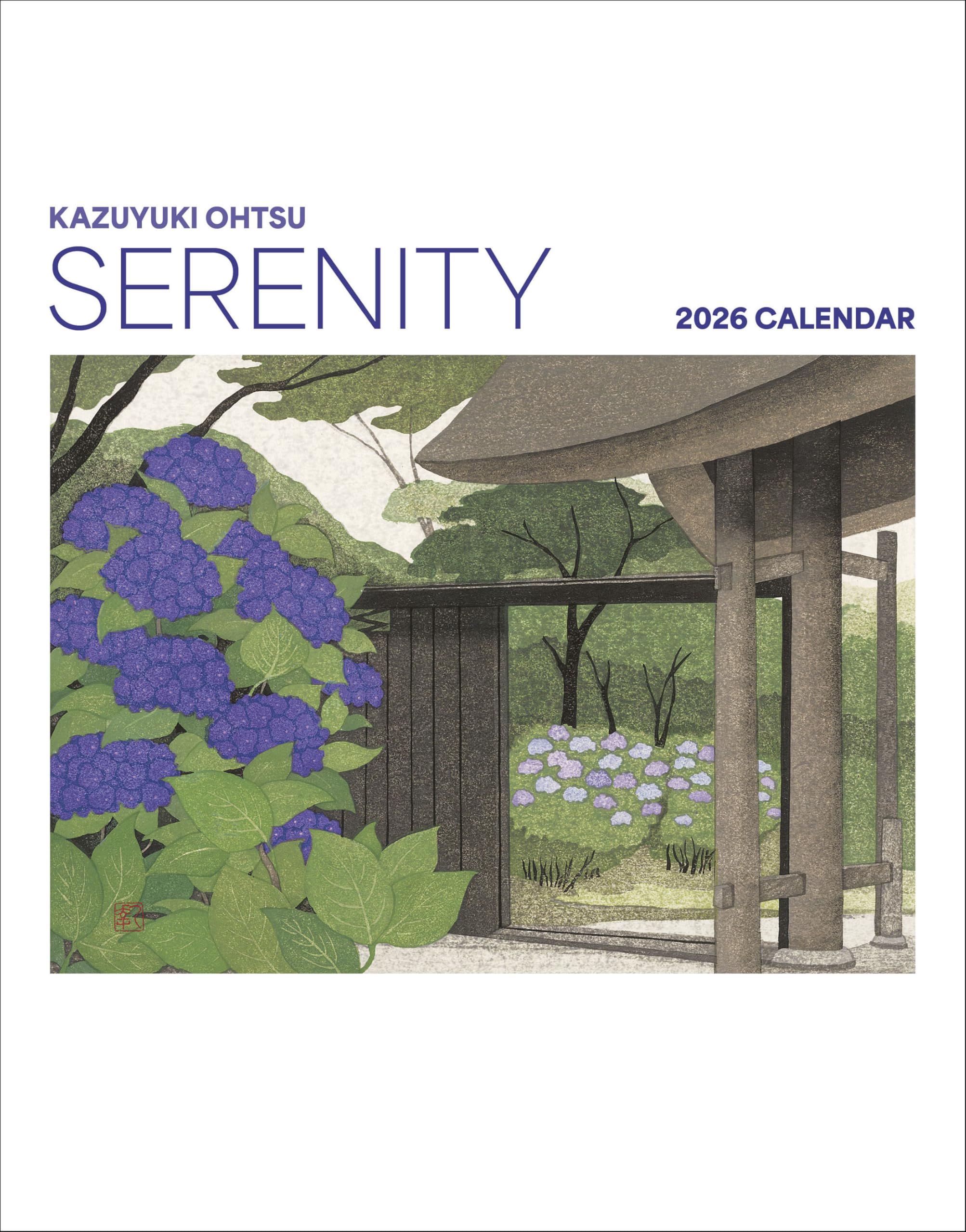 Serenity: Kazuyuki Ohtsu 2026 Mini Wall Calendar