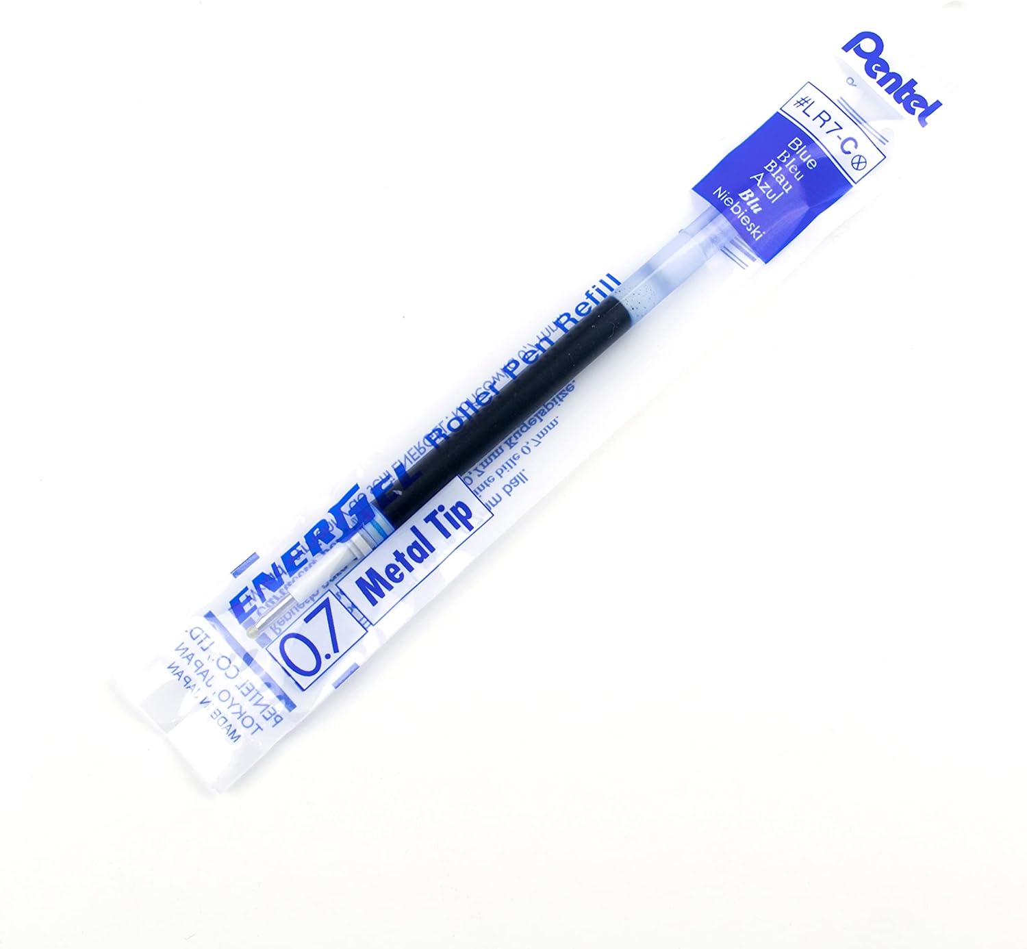 Pentel LR7-C Refillable Cartridge for EnerGel-Pens 0.35 mm, Pack of 12