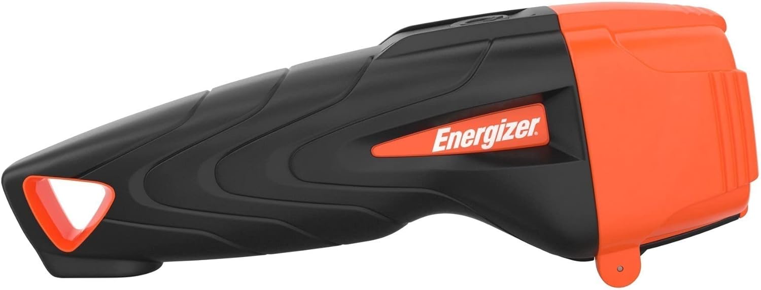 Energizer - Full LED Torch / Flashlight Range - For Emergency, Camping & Hiking (Compact, Headlight, Duo, Metal & Lantern Torches) (Impact Rubber Torch +2AA Batts
