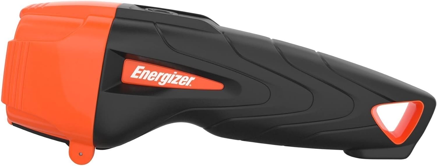 Energizer - Full LED Torch / Flashlight Range - For Emergency, Camping & Hiking (Compact, Headlight, Duo, Metal & Lantern Torches) (Impact Rubber Torch +2AA Batts