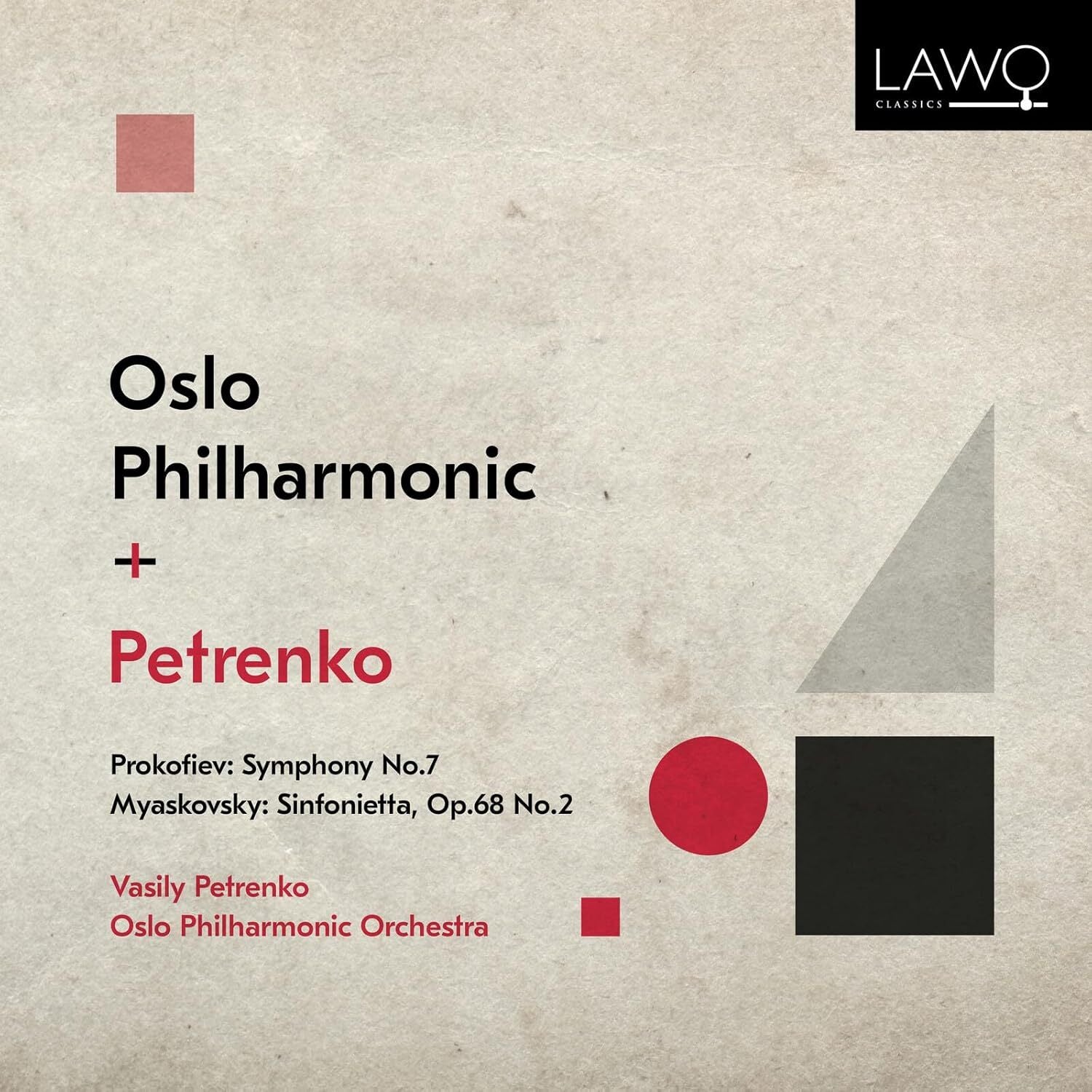 Prokofiev: Symphony No. 7/Myaskovsky: Sinfonietta, Op. 68 No. 2