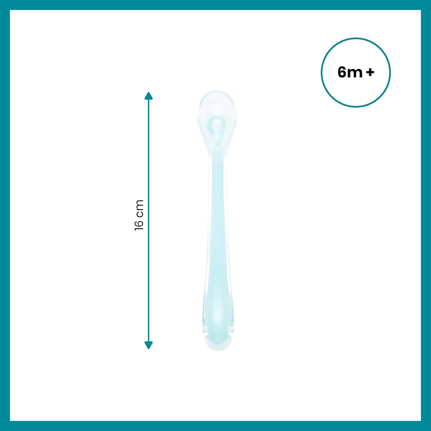 Babymoov A102407 Set van 5 Siliconen Lepels voor Baby’s, meerkleurig