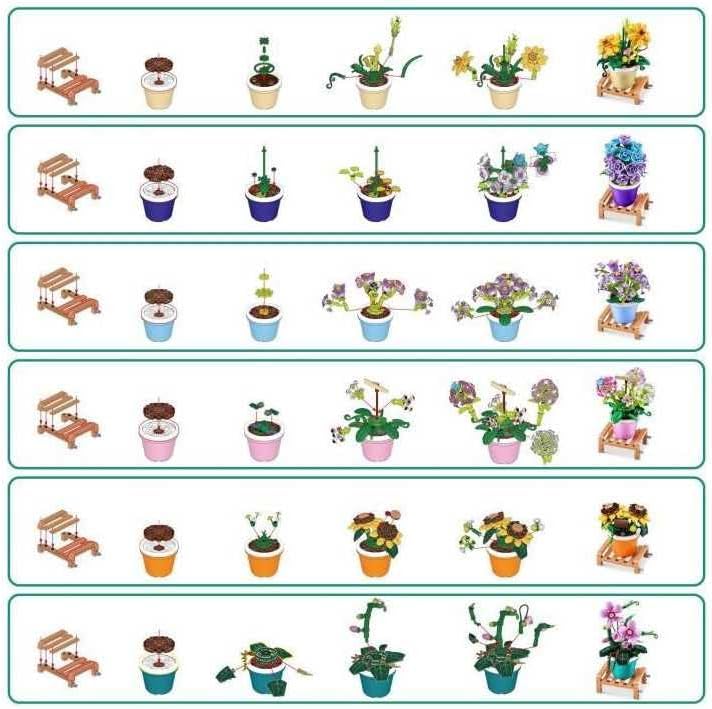 ZURU - ZURU Max Premium Garden Pot Plants - Bouwspeelset in Verrassingsbal