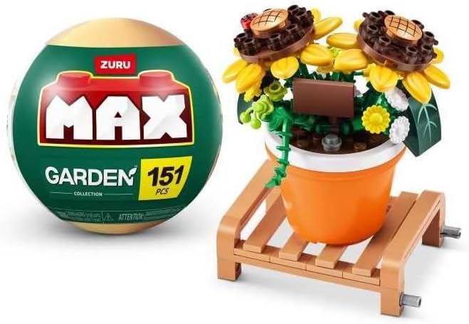 ZURU - ZURU Max Premium Garden Pot Plants - Bouwspeelset in Verrassingsbal