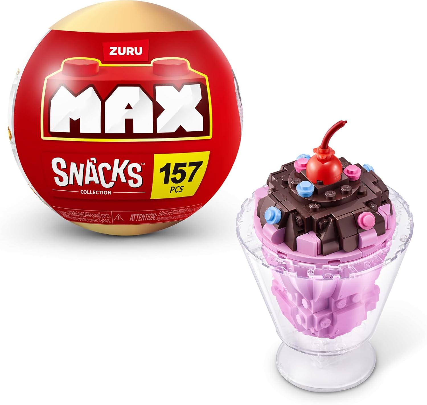 ZURU - ZURU Max Premium Snack Capsule - Bouwspeelset in Verrassingsbal