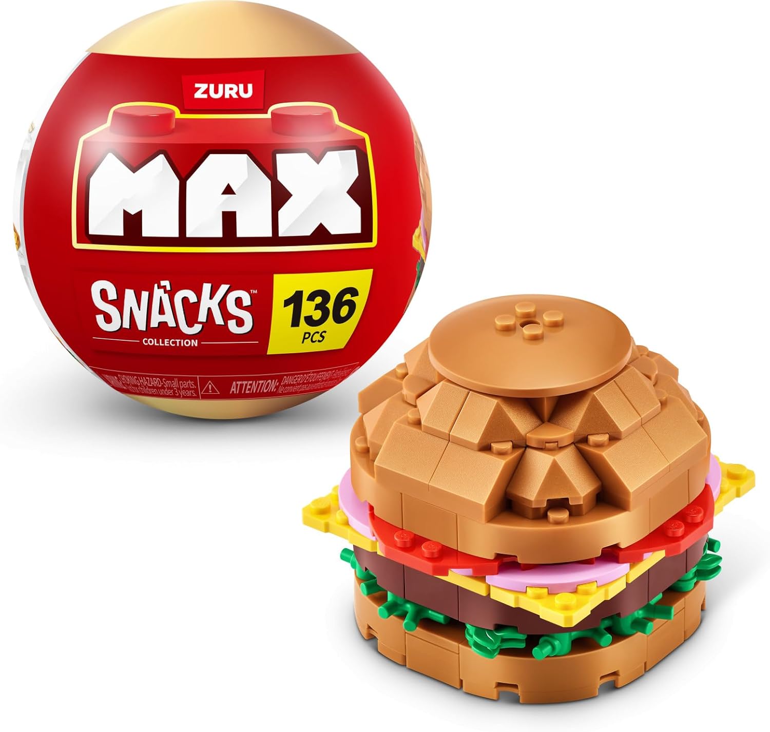 ZURU - ZURU Max Premium Snack Capsule - Bouwspeelset in Verrassingsbal