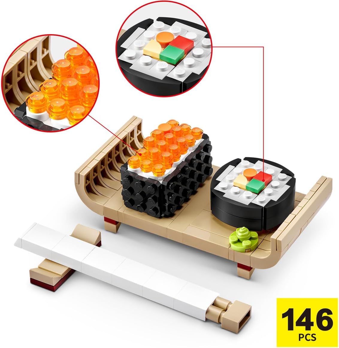 ZURU - ZURU Max Premium Sushi - Bouwspeelset in Verrassingsbal