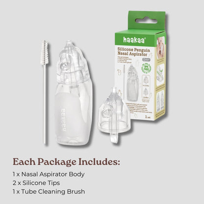 Haakaa - Nasal Aspirator - Silicone - Penguin