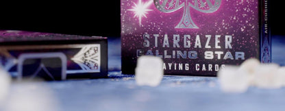 Bicycle® Stargazer Falling Star Playing Cards - 1 Deck, Air Cushion Finish, Professional, Superb Handling & Durability, Great Gift For Card Collectors, Black