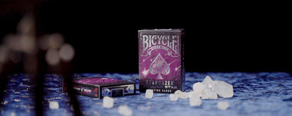Bicycle® Stargazer Falling Star Playing Cards - 1 Deck, Air Cushion Finish, Professional, Superb Handling & Durability, Great Gift For Card Collectors, Black