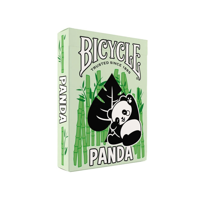 Bicycle Carte da gioco a forma di panda con animali carini, 1 mazzo, verde