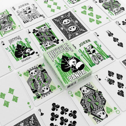 Bicycle Panda Playing Cards Cute Animal Playing Cards 1 Deck, Green