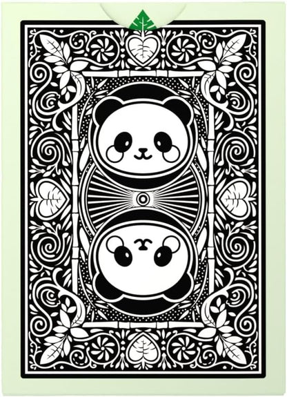 Bicycle Panda Playing Cards Cute Animal Playing Cards 1 Deck, Green