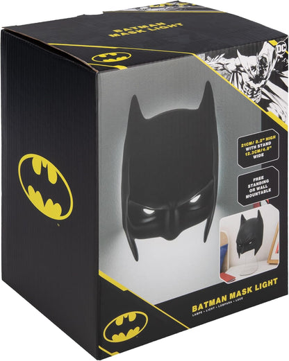 Paladone Batman Mask Light, Wall Mountable or Freestanding LED Lamp, Officially Licensed DC Comics Merchandise for Bedrooms, Man Caves, Home and Collectors