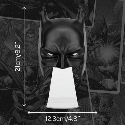 Paladone - Lampada LED maschera di Batman, da parete o a sé stante, per case, camere da letto o rifugi, per collezionisti, merchandising con licenza ufficiale DC Comics