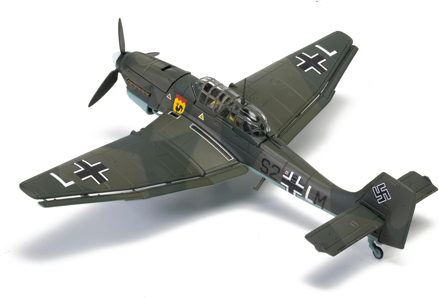 Corgi AA32520 Junkers Ju87B-1 Stuka - Uffz Pittroff and Uffz Scubert - Battle of Britain 85, Die-cast model for 14+ years, adults and collectors