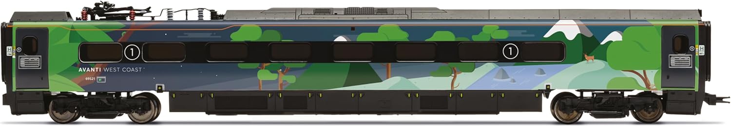 Avanti West Coast Class 390 Cop26 Livery 4 Car Train Pack 390121