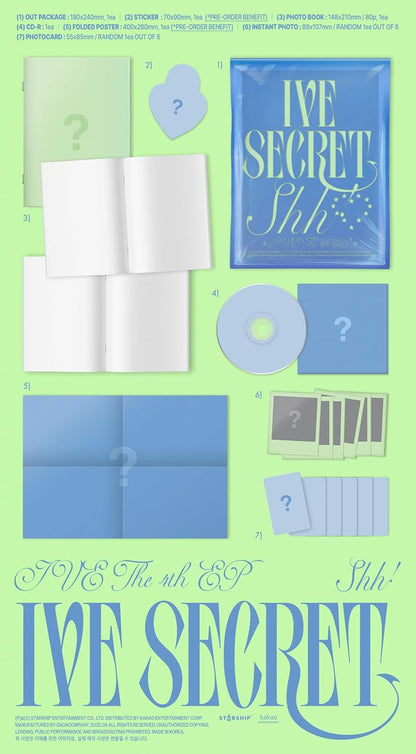 Ive Secret - Random Cover - incl. Photobook, Instant Photo + Photocard