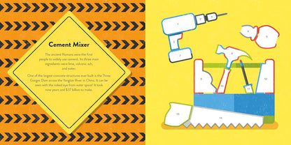 Color with Stickers: Construction: 10 Pictures to Make Includes Fun Facts!