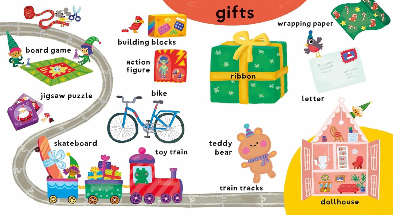 My First 100 Words Touch & Feel with Flaps - First Christmas