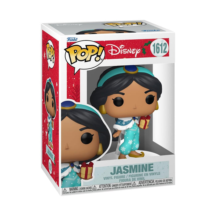 Funko Pop! Disney: Princess Holiday - Jasmine - Disney Princesses - Collectable Vinyl Figure - Gift Idea - Official Merchandise - Toys for Kids & Adults - Disney/Pixar Fans