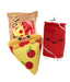 Joy Toy - Yummis Together Pizza and Cola - 2 Plush 15 cm in Take Away Plush Bag 21 x 21 cm