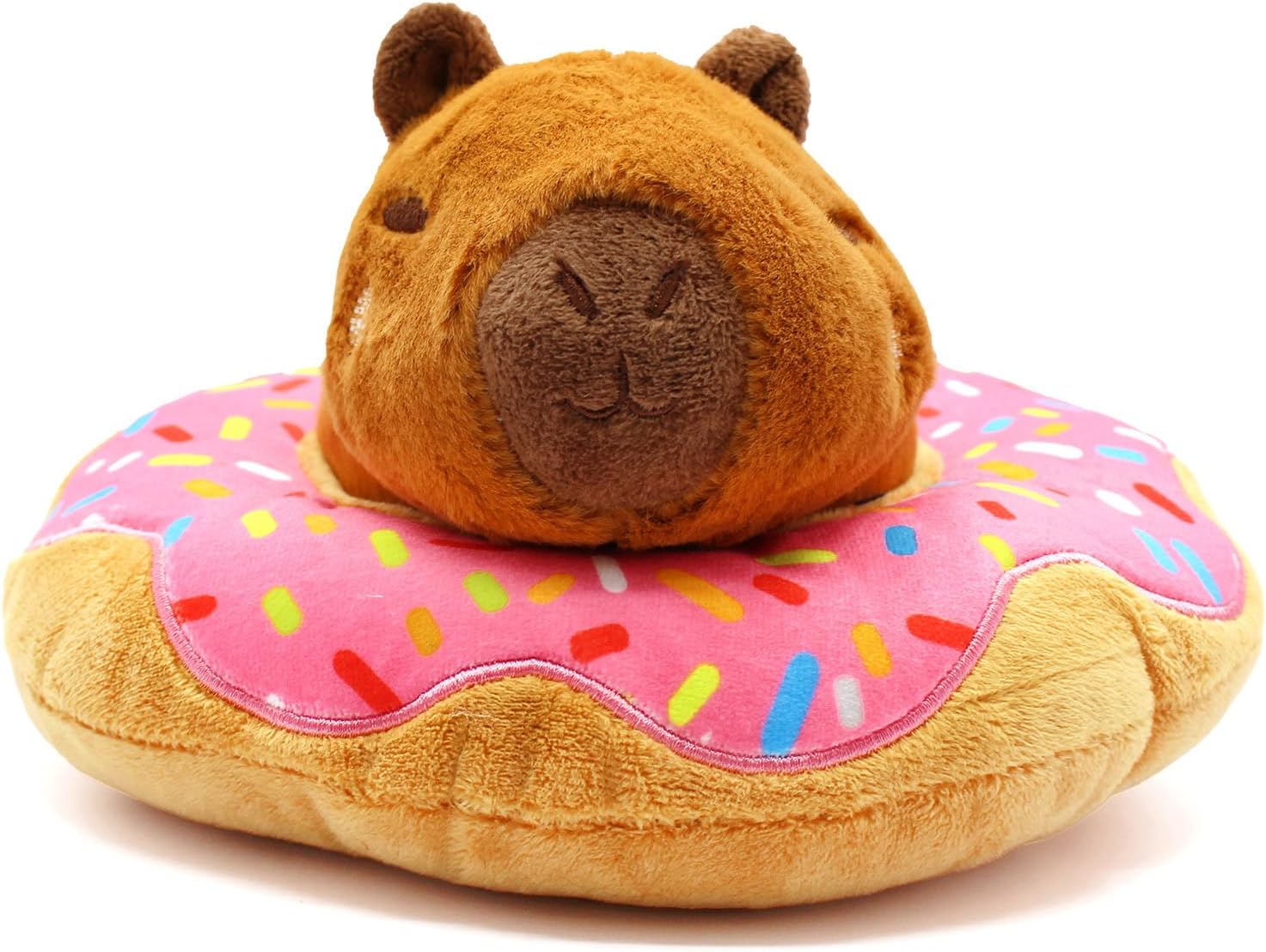 Joytoy - Hug-a-Capybara 24148 Capybara Donut Plush Toy