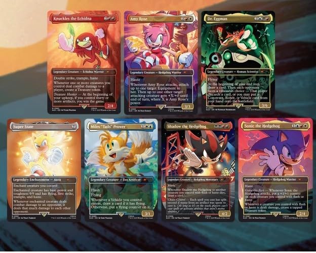 Magic the Gathering Secret Lair x Sonic The Hedgehog: Friends & Foes - Non-Foil Edition