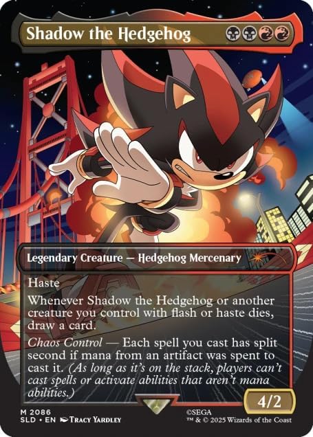 Magic the Gathering Secret Lair x Sonic The Hedgehog: Friends & Foes - Non-Foil Edition