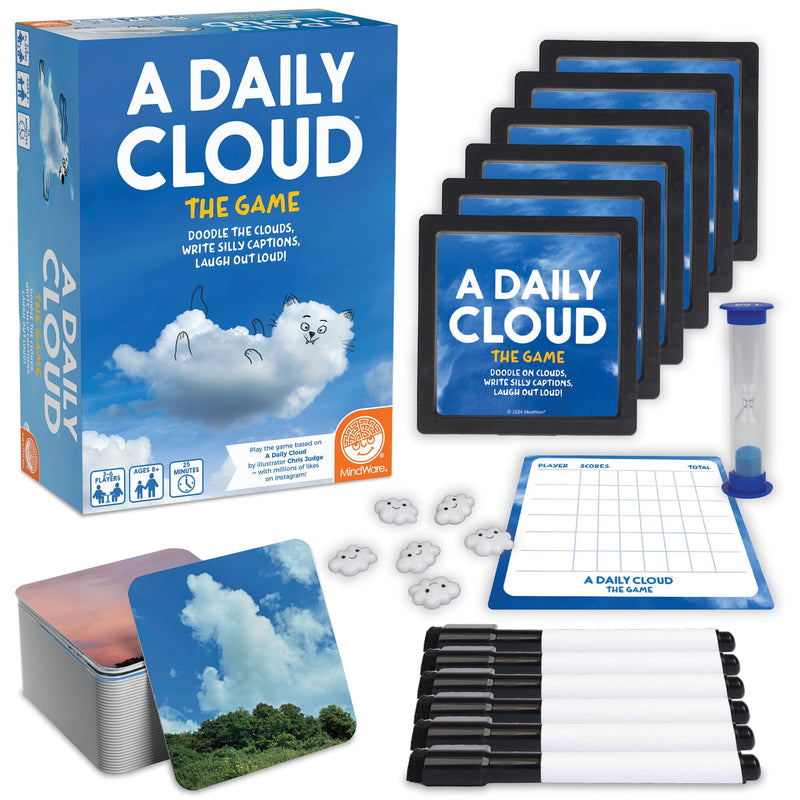 Mindware | A Daily Cloud | Board Game | Ages 8+ | 3-6 Players | 25+ Minutes Playing Time