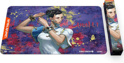 UniVersus: Street Fighter 6: Challenger Series Playmat - Chun-Li - 24 x 14 Neoprene Mat, Collectible Tabletop Card Game Accessory, UVS Games, Licensed