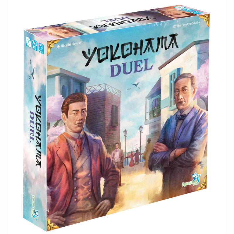 Synapses Games | Yokohama Duel | Board Game | Ages 12+ | 2 Players | 45 Minutes Playing Time