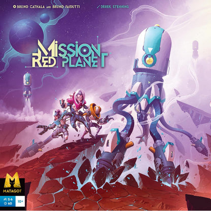 Mission Red Planet Board Game - Compete to Colonize Mars in a Space Exploration & Resource Management Strategy Game, Fun for Kids & Adults, Ages 14+, 2-6 Players, 45-90 Minute Playtime