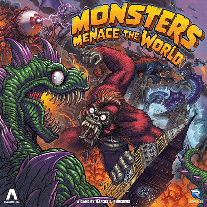 Renegade Games: Monsters Menace The World - Strategy Miniatures Board Game, Control A Monster & Menace The Planet to Gain Infamy, Ages 14+, 2-4 Player