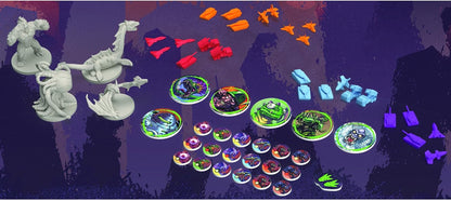 Renegade Games: Monsters Menace The World - Strategy Miniatures Board Game, Control A Monster & Menace The Planet to Gain Infamy, Ages 14+, 2-4 Player