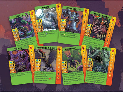 Renegade Games: Monsters Menace The World - Strategy Miniatures Board Game, Control A Monster & Menace The Planet to Gain Infamy, Ages 14+, 2-4 Player