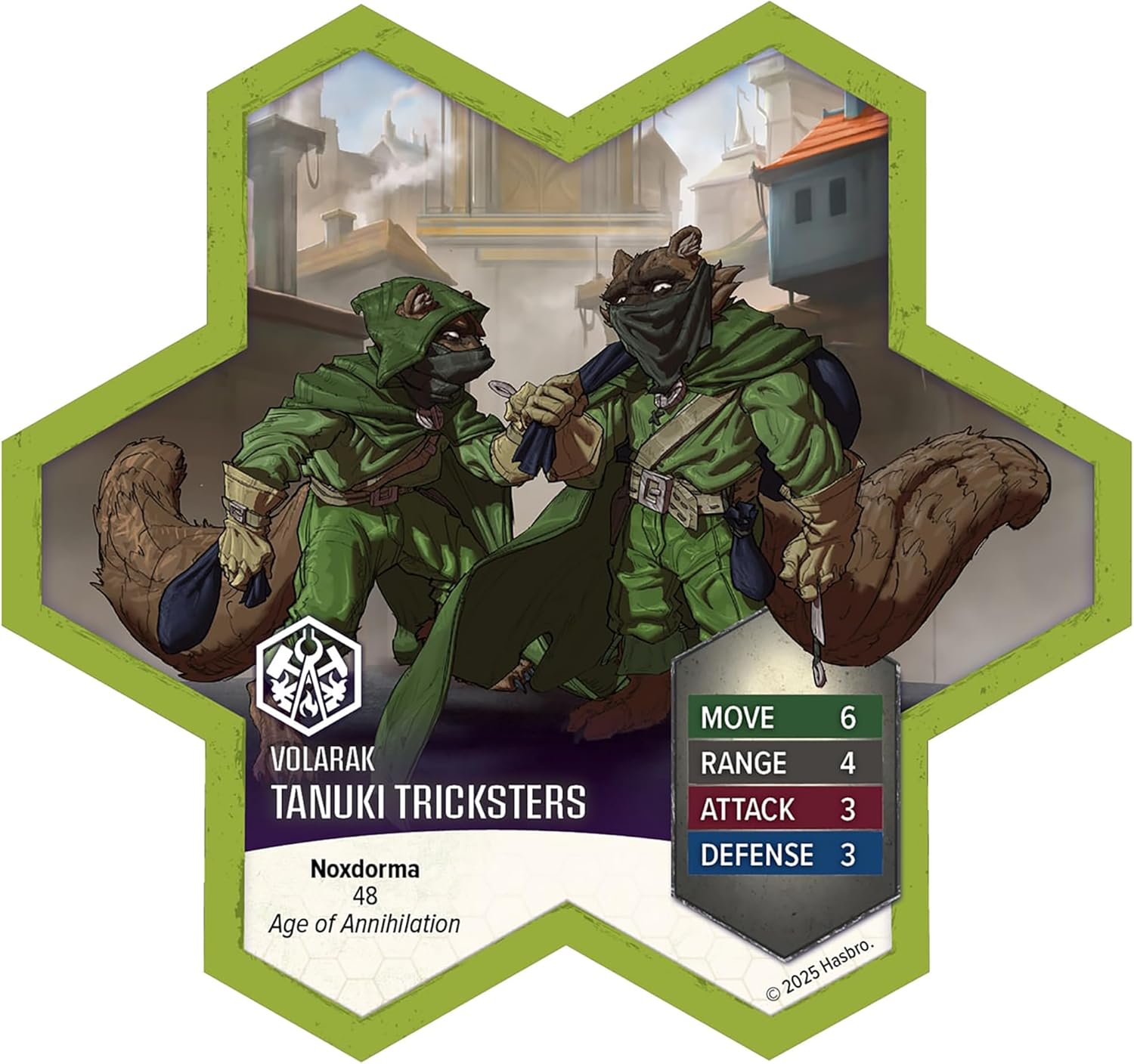 Renegade Games : Heroscape : Molten Crustaceans & Tanuki Tricksters – Extension de l'armée, 5 Figurines Non peintes assemblées et 5 Cartes, Accessoire de Jeu de Figurines