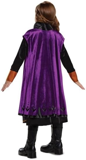 JAKKS PACIFIC Deluxe Kostüm Anna Die Eiskönigin Mädchen – Mehrfarbig – 7 – 8 Jahre (124 – 136 cm