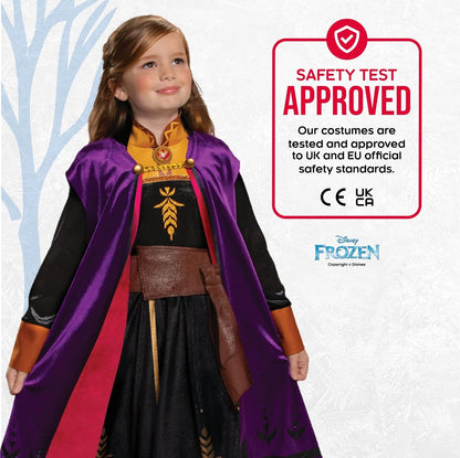 Official Disney – Anna Frozen Girl's Costume, Frozen Anna Girl's Costume, Frozen Girl Costumes, Frozen Girl Costume, Girls Frozen Costume, Girls Carnival Costume, Size XS, S