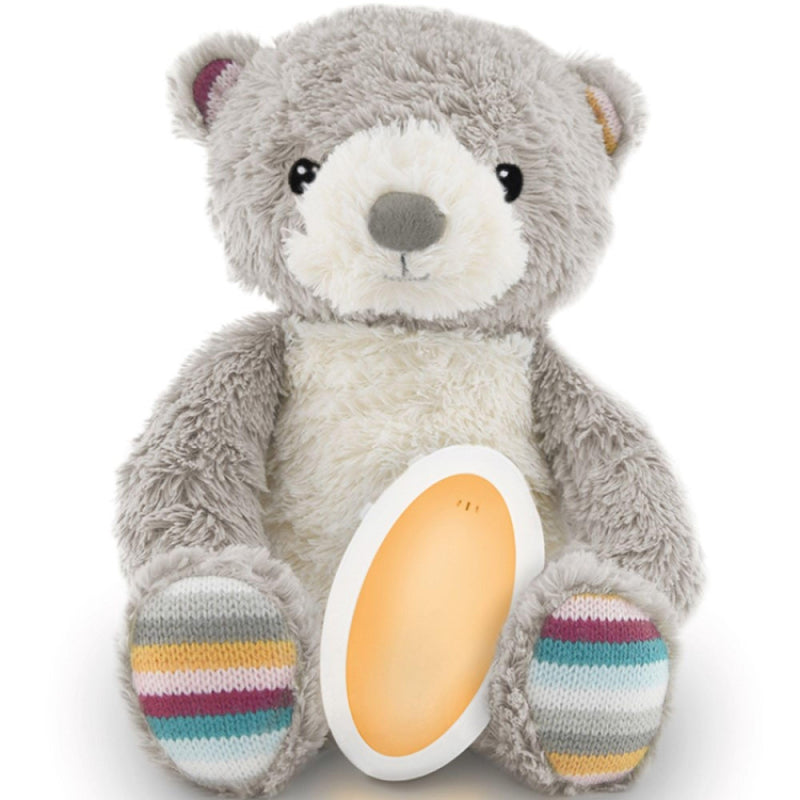 ZAZU Bruno The Bear Nachtlampje - Geluidsmachine met spraakopname | 7 vooraf ingestelde melodieën | Shushing, Heartbeat Sound & White Noise | Cry Activated Sensor | Baby & Peuter Slaaphulp Cadeau