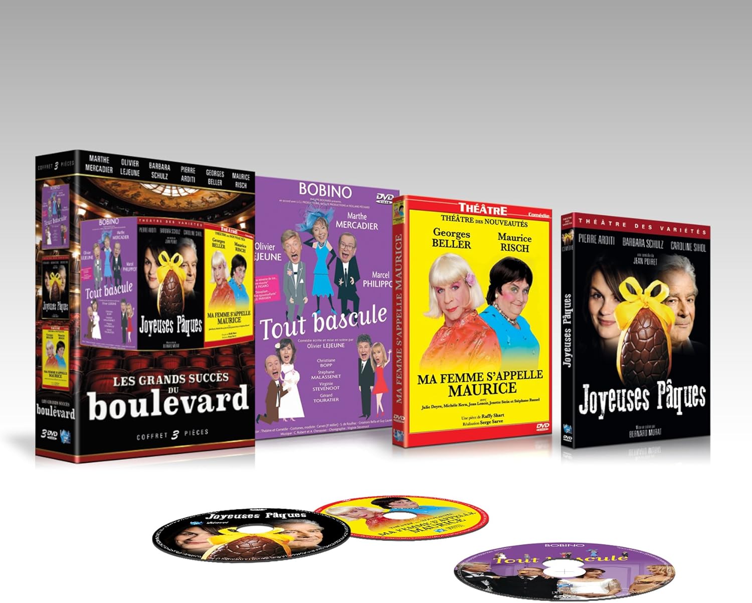 LES GRANDS SUCCES DU BOULEVARD - 3 stuks