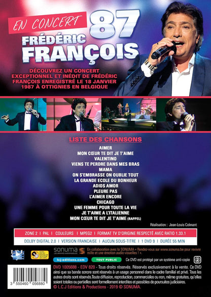 Frédéric françois : concert 1987