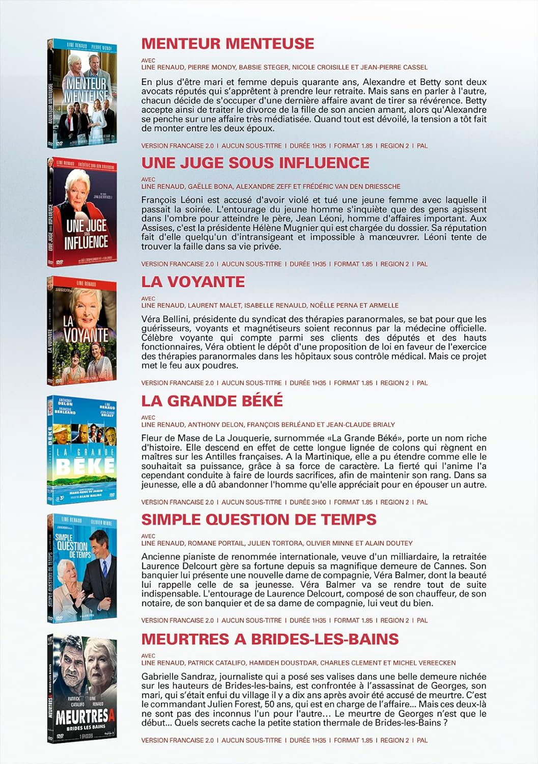 Line Renaud : Ses plus grands rôles à la télévision