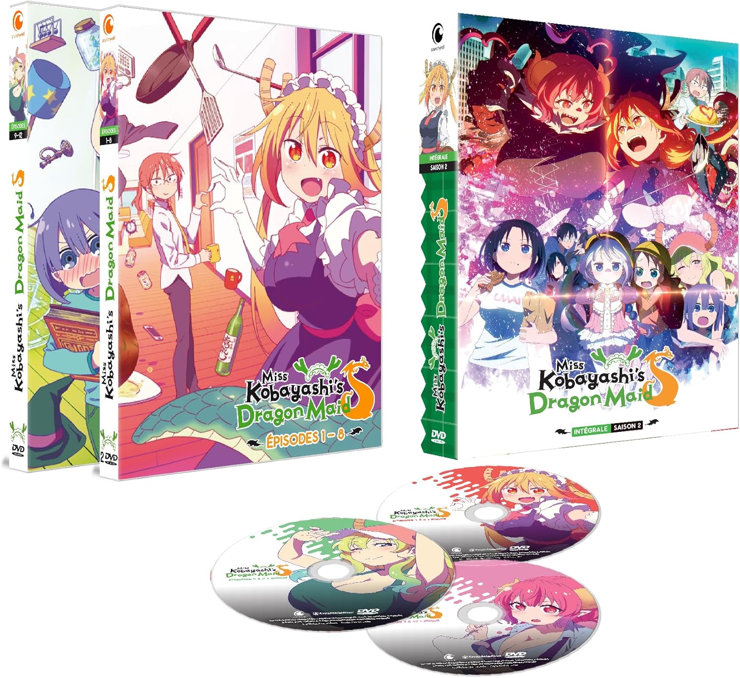 Miss kobayashi - saison 2 - 3 dvd