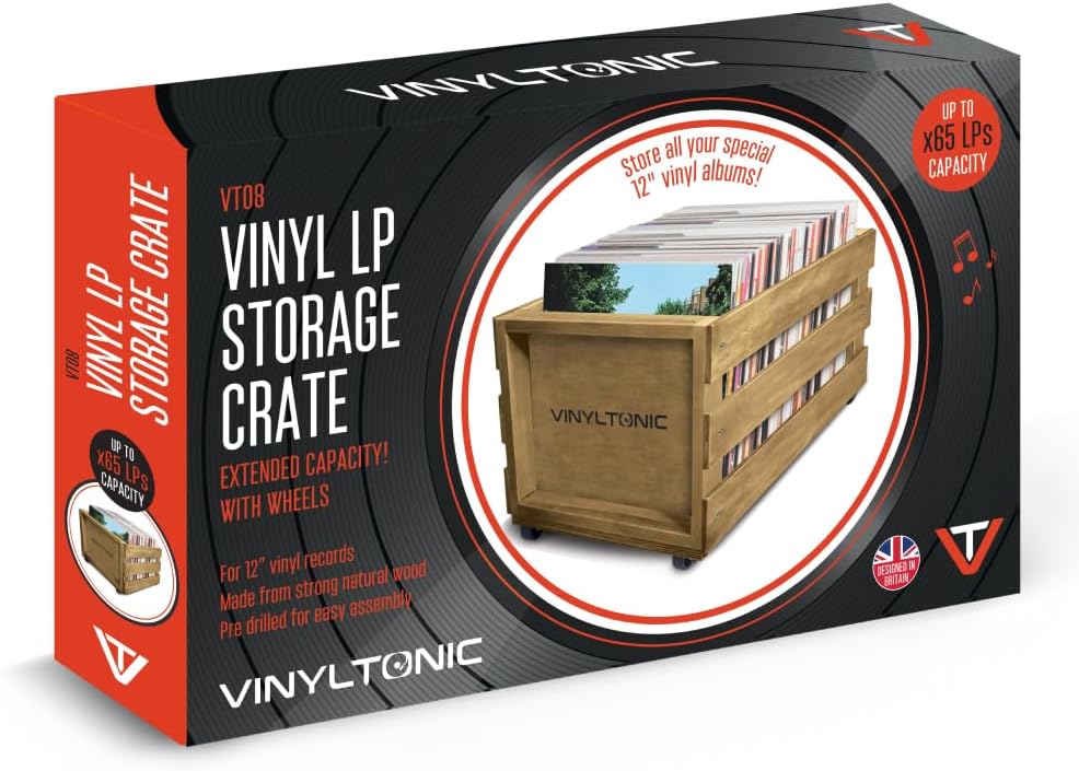 Vinyl Tonic LP Storage Crate (X50 LP)