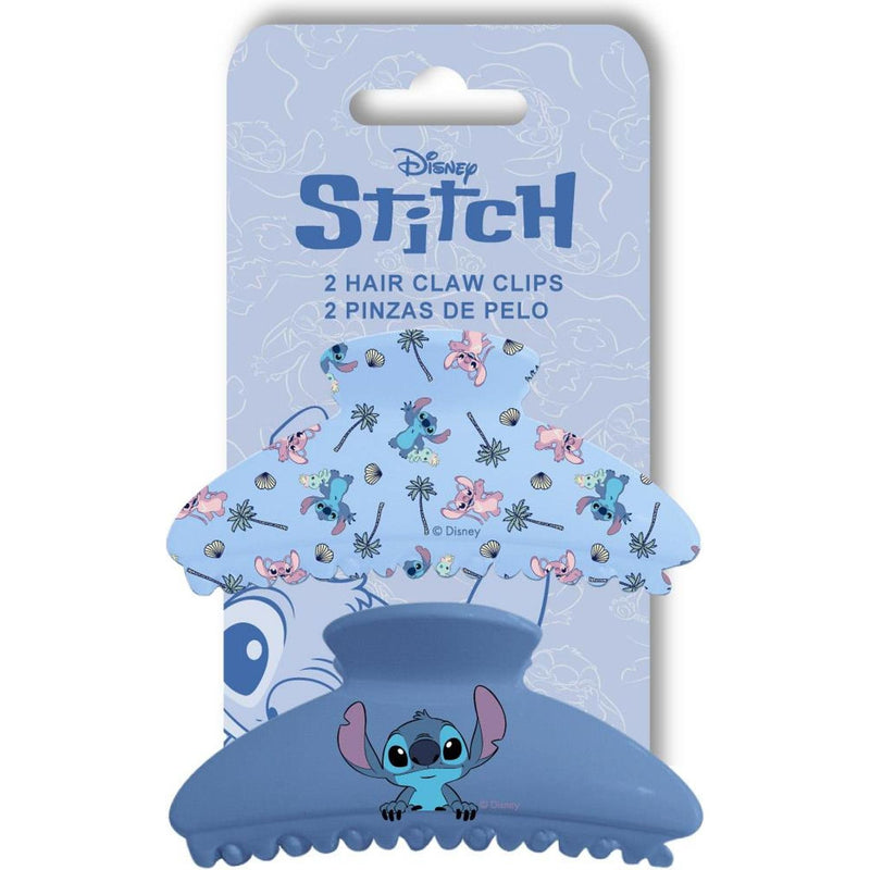 Stitch - 2 Hair Claw Clips Blue