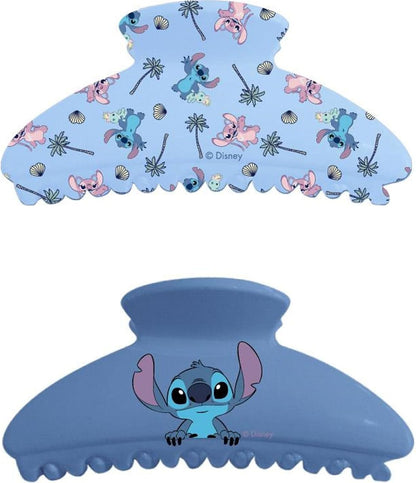 Stitch - 2 Hair Claw Clips Blue