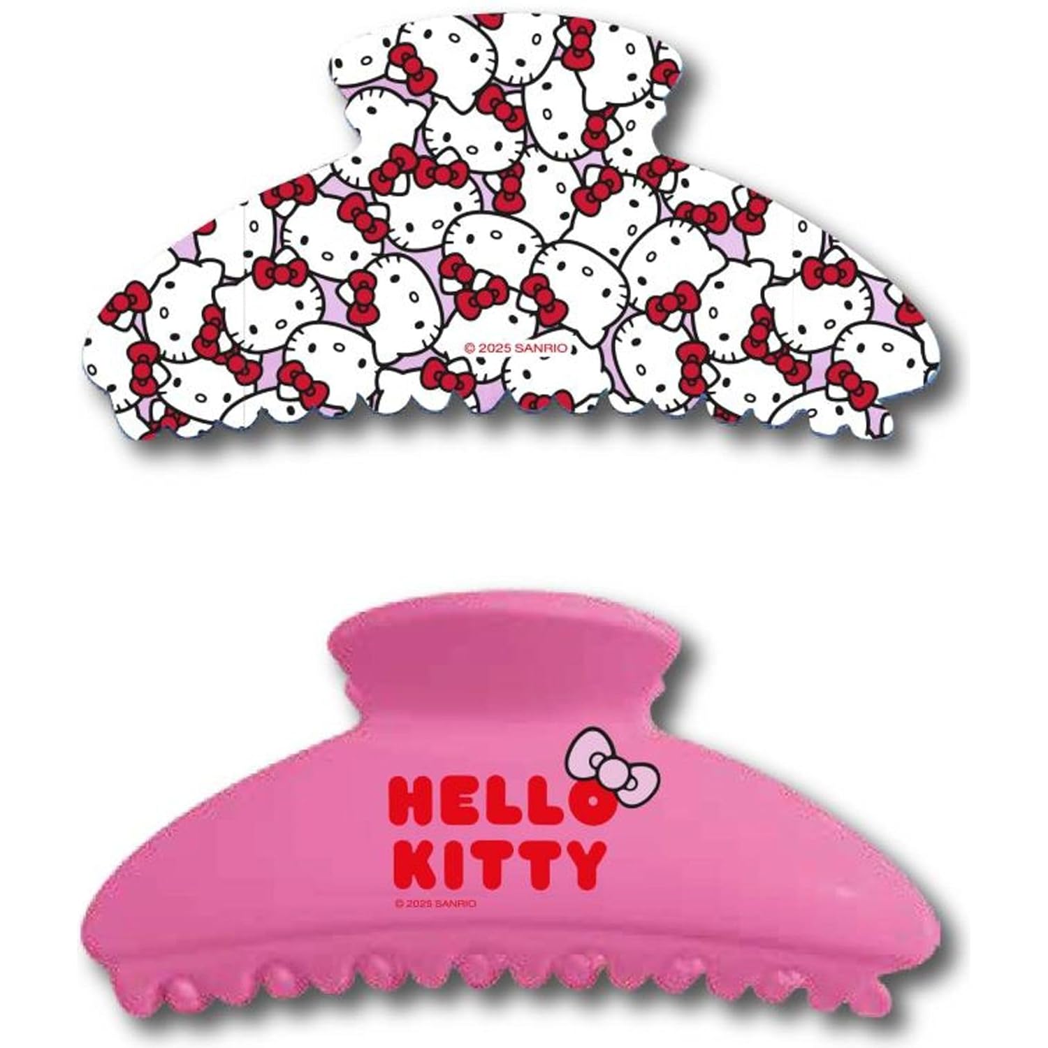 Hello Kitty - 2 Hair Clam Clips Pink
