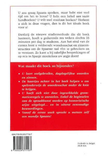 Snel en vlot Spaans leren spreken en begrijpen (Learn it yourself