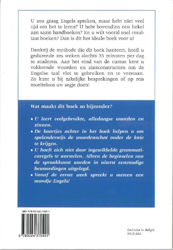 Snel en vlot Engels leren spreken en begrijpen: In 6 weken 35 minuten per dag een taal leren (Learn it yourself